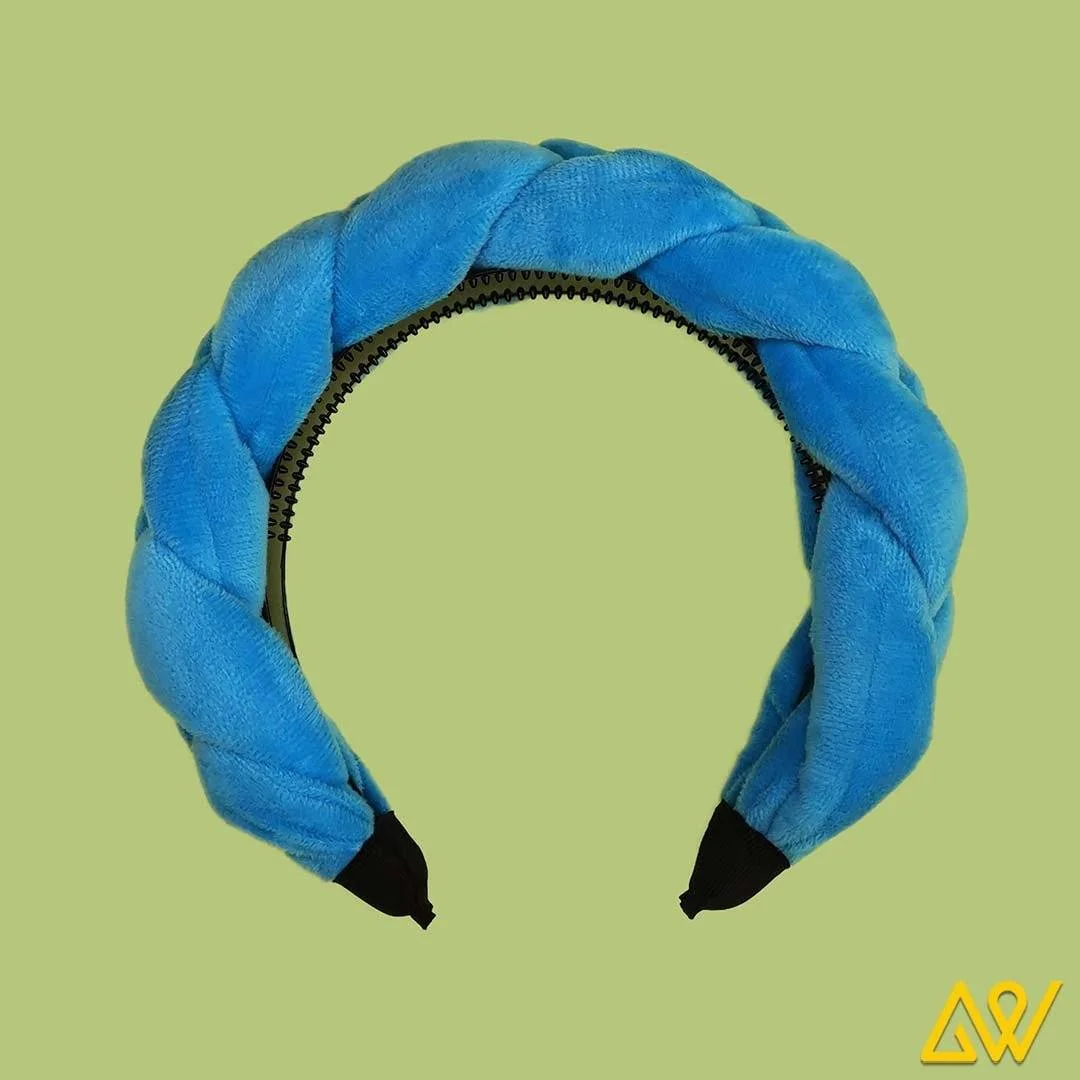 Thick sponge braid hair hoop-AW3053