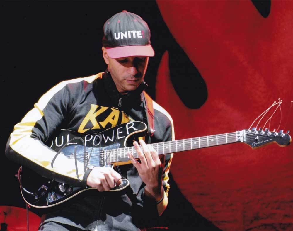 Tom Morello In-person AUTHENTIC Autographed Photo Poster painting SHA #31456