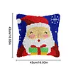 Santa Gift-DIY Latch Hook Rug Pillowcase Kits 43*43cm tapestrymarket
