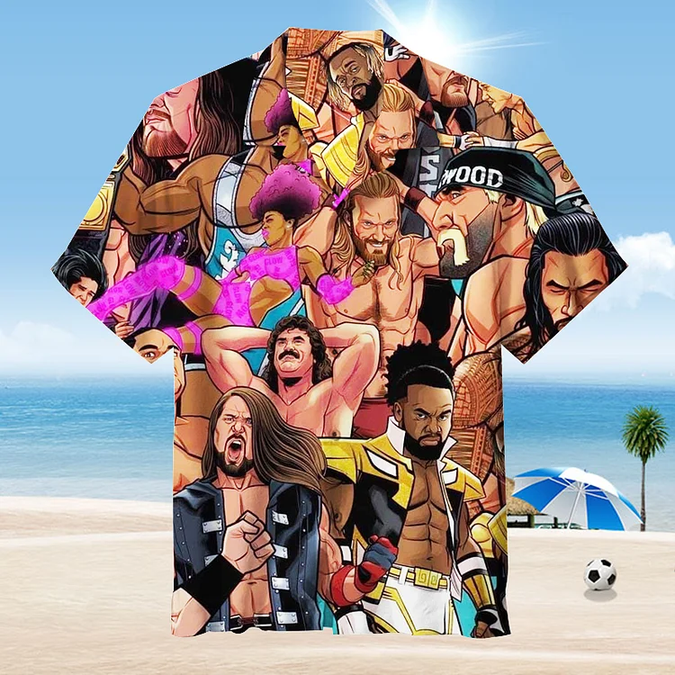 WWE|Unisex Hawaiian Shirt