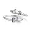 Hug Warmth Adjustable Ring 925 Sterling Silver 
