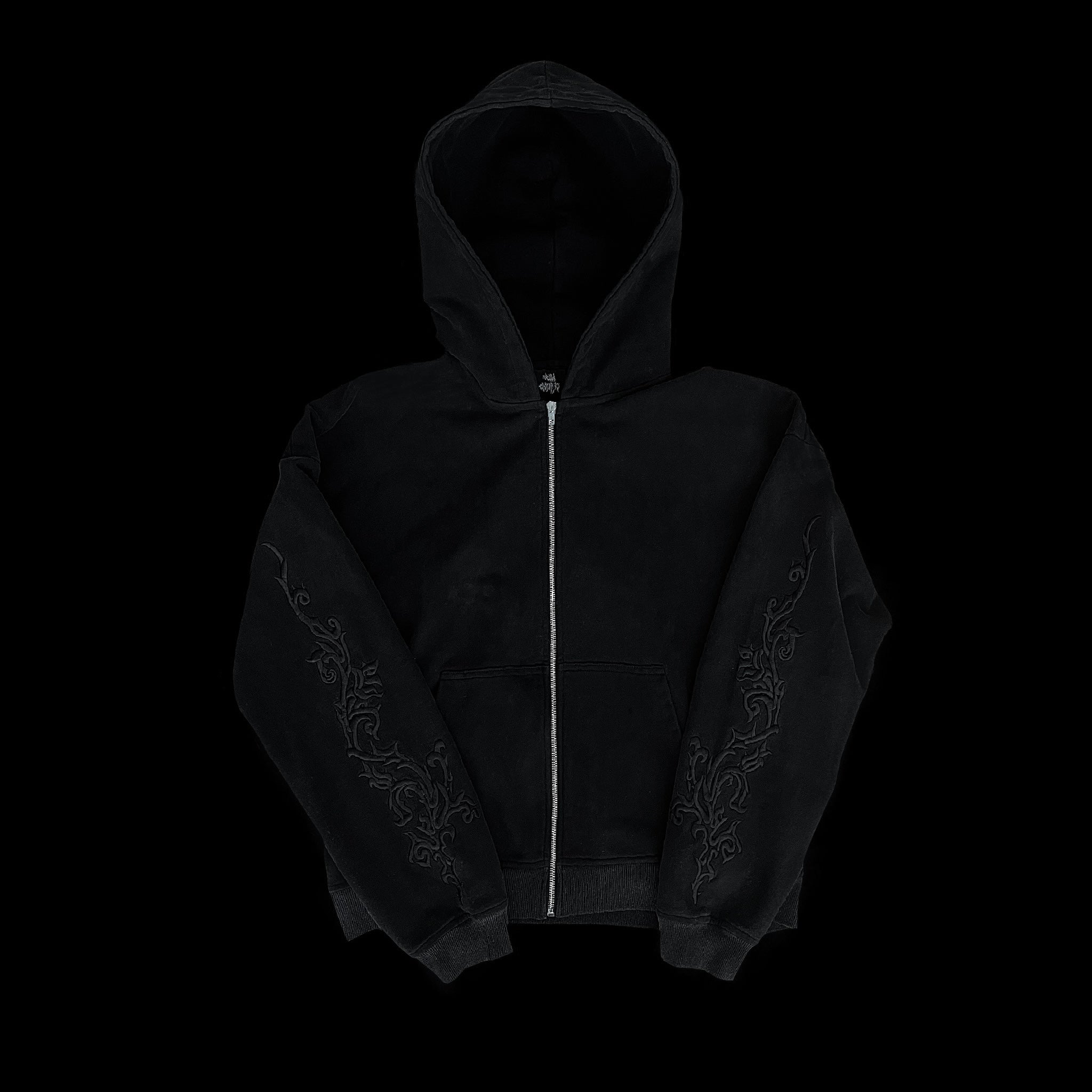 Eternal Vines Hoodie Ash Black