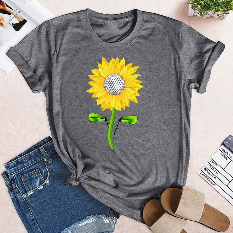 Love golf and sunflower   T-shirt Tee -03368-Annaletters
