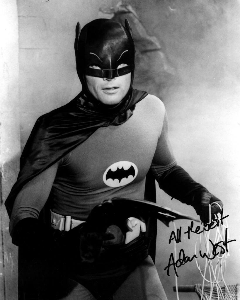 Adam West Batman 1966 SIGNED AUTOGARPHED 10 X 8