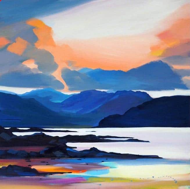 

Mountains On The Side Of Sea – Paint By Numbers - 40*50CM, 501 Original