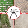 Steel Wire Grass Trimmer Head Cutting Head Weeding Wheel for Home Garden Parking