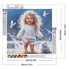 Diamond Painting-5D Full Round Drill Girl