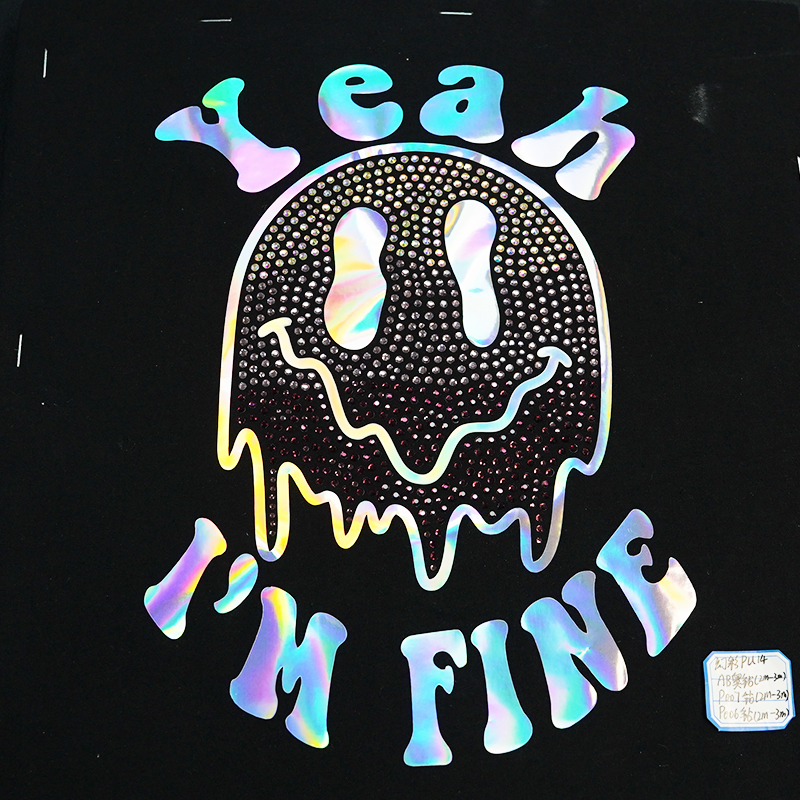 halloween Hologram Vinyl Transfer 7.2x10 inch