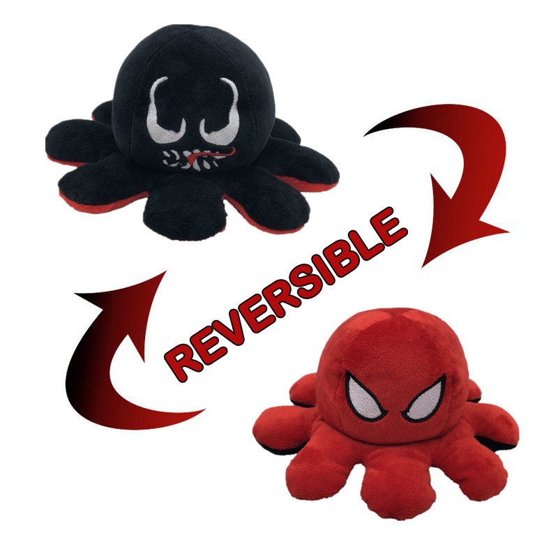 reversible spider plush