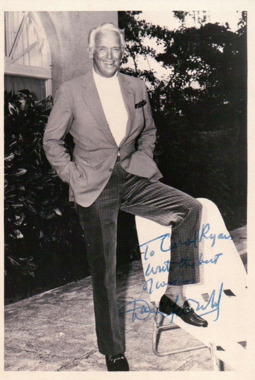 Douglas Fairbanks JR Signed Autographed 3.5X5 Photo Poster painting Vintage B/W JSA HH37588