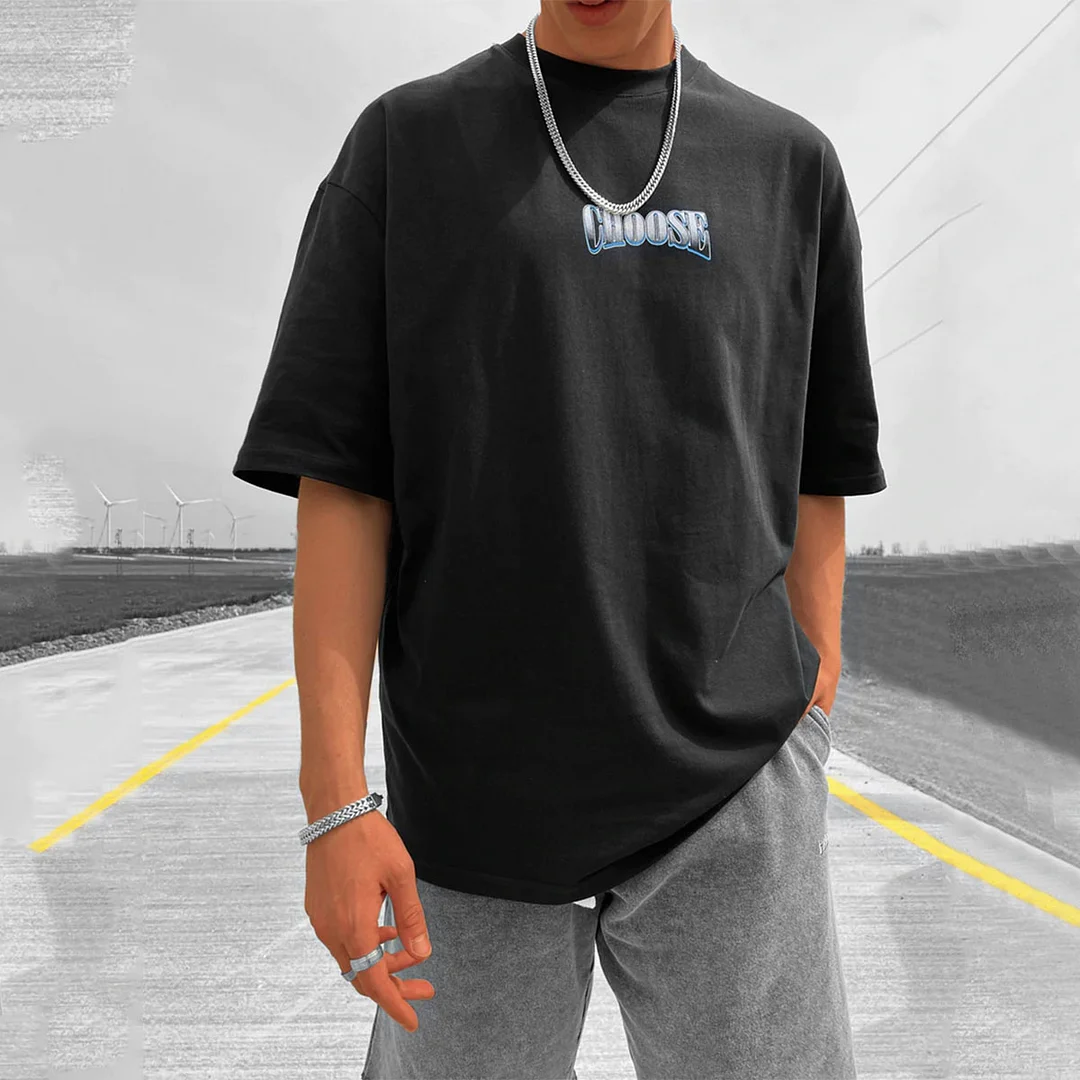 Fashionable Street Style Skull Print T-Shirt