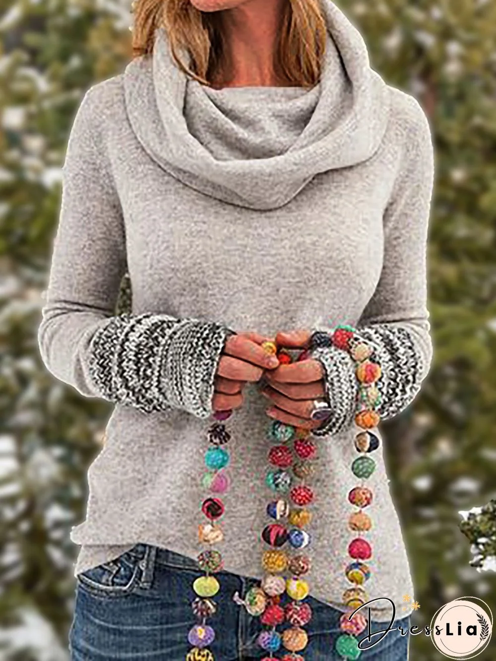 Women Vintage Long Sleeve Sweatshirts
