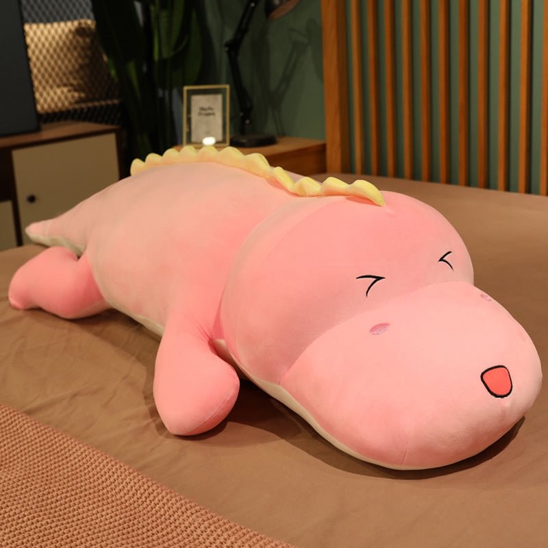 CuteeeShop Long Soft Dinosaur Stuffed Animal Plush Squishy Toy For Girlfriend For Gift