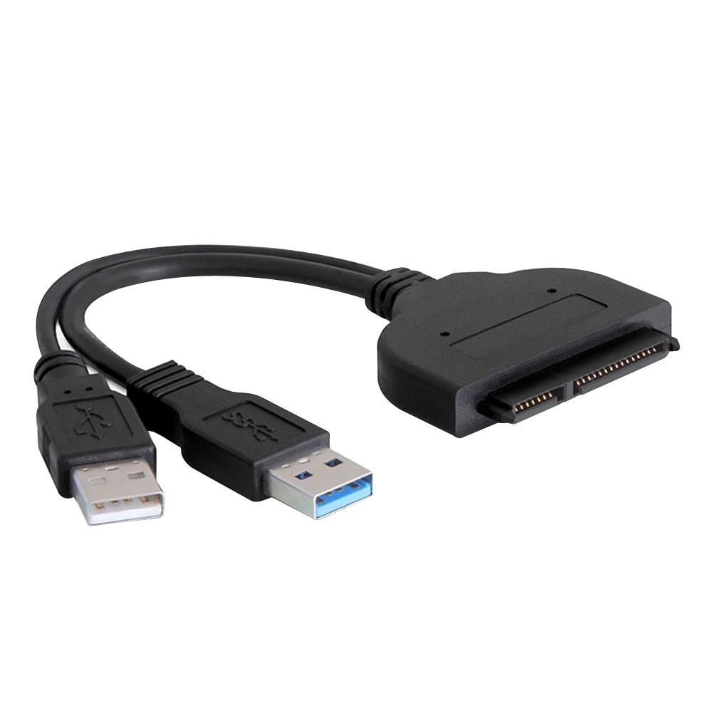 

USB 3.0 to SATA 22Pin 2.5Inch Hard Disk Driver Adapter with USB Power Cable, 501 Original