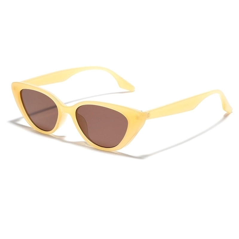 Classic Style Solid Color Ac Cat Eye Full Frame Women’s Sunglasses