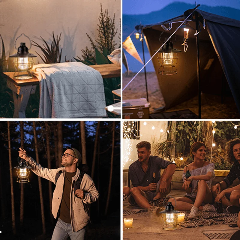 High Brightness rechargeable led vintage lantern