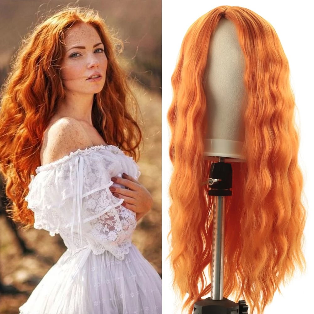 Women's Wig High Temperature Silk Medium Length Curly Hair