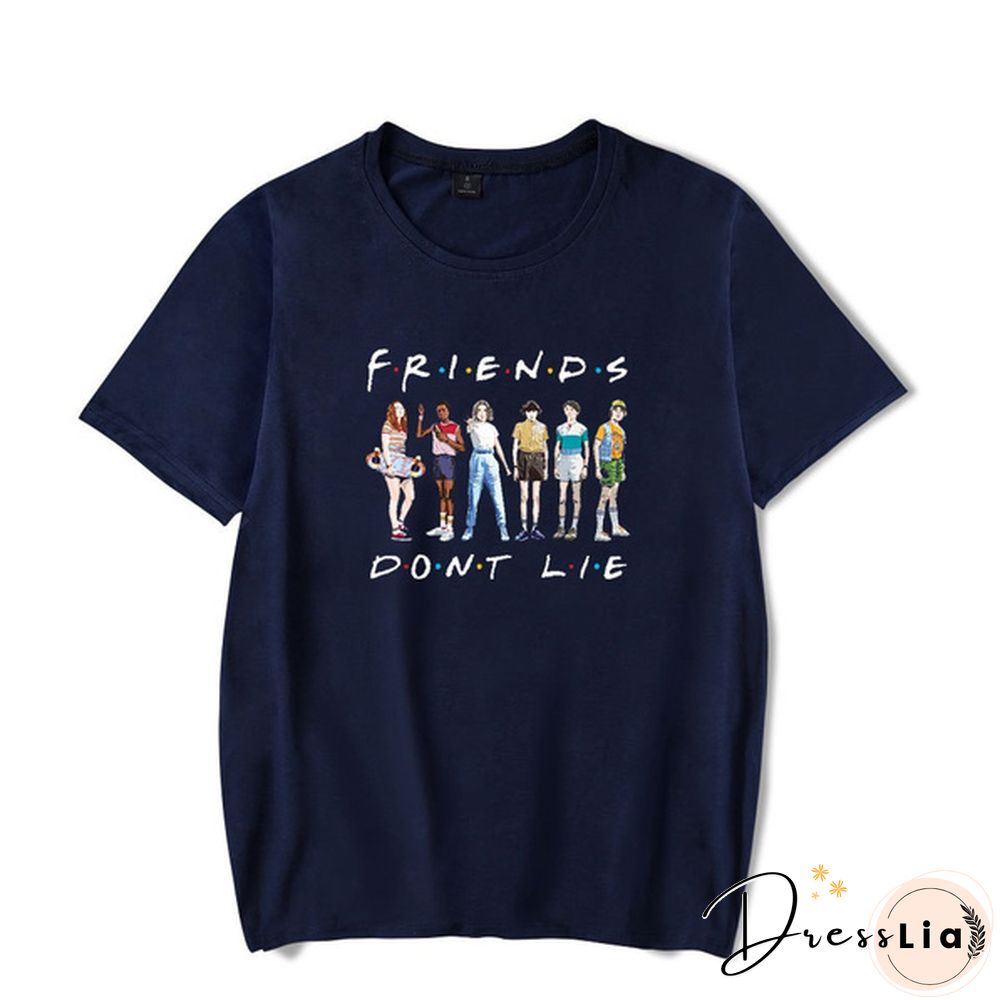 New Arrival Women/Men's Casual Stranger Things Print Short Sleeve T-Shirt Funny Tee Shirts Hipster O-Neck Cool Tops