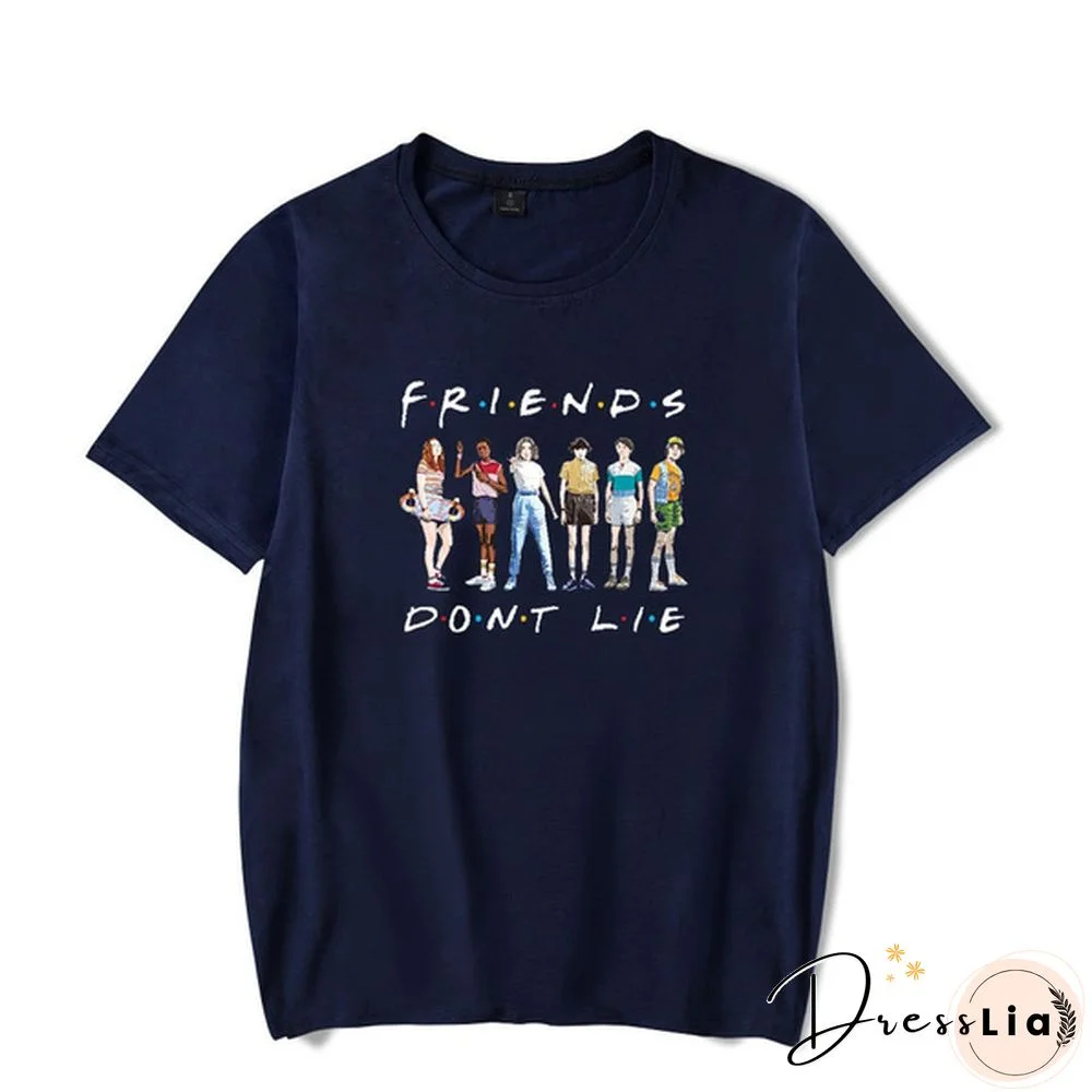 New Arrival Women/Men's Casual Stranger Things Print Short Sleeve T-Shirt Funny Tee Shirts Hipster O-Neck Cool Tops