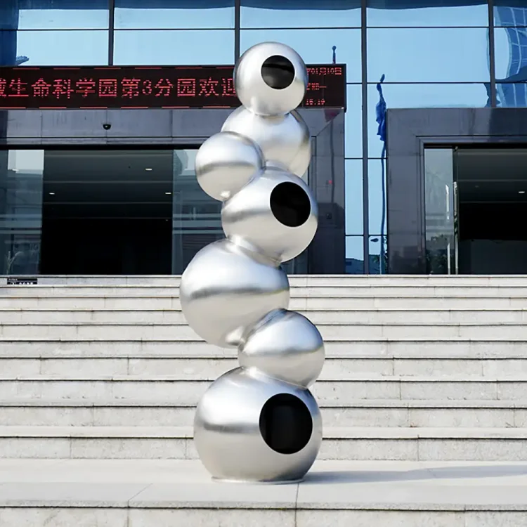 brush sphere ball sculpture cat hill