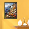 Cliff Flower Sea-14CT Stamped Cross Stitch Egyptian Cotton 40*55cm/15.75*21.65in tapestrymarket