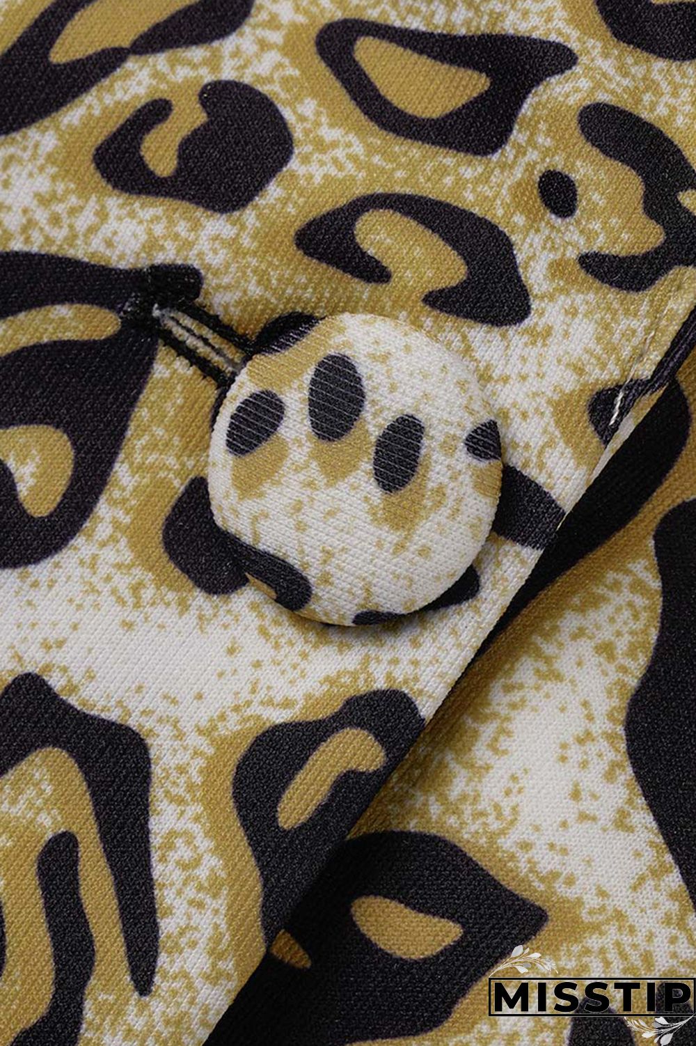 Black Fashion Casual Print Patchwork Turndown Collar Long Sleeve Two Pieces