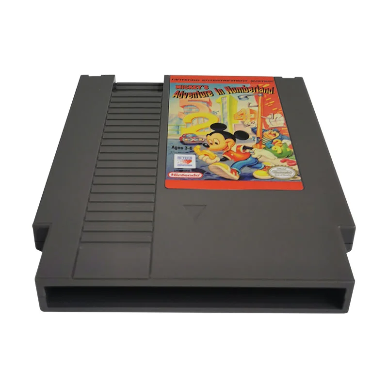Mickey's Adventures in Numberland For Nintendo NES - 8 Bit Game Cartridge