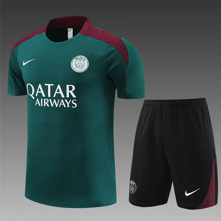 2024-25 Paris Green Short Sleeve Training Jersey