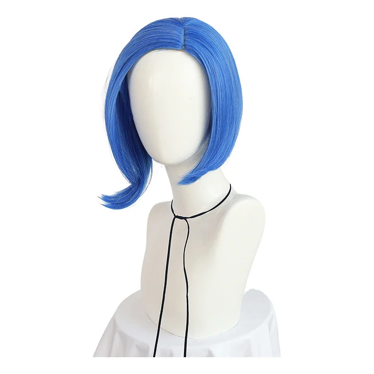 Inside Out 2 (2024) Sadness Blue Wig Cosplay Accessories Halloween Carnival Props