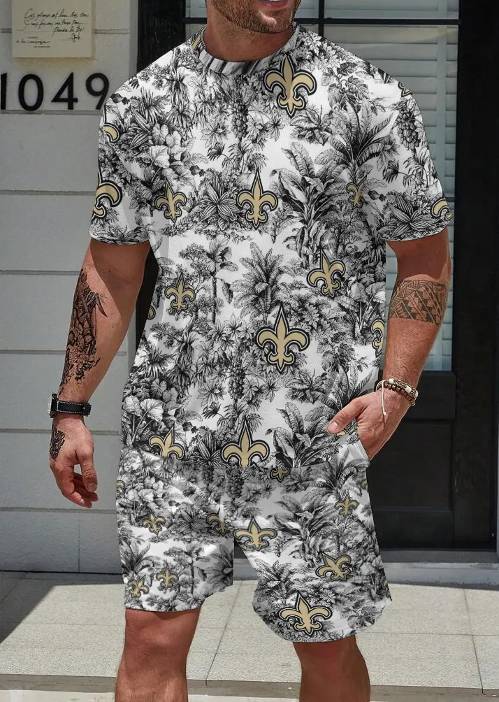 New Orleans Saints Limited Edition Top And Shorts Two-Piece Suits