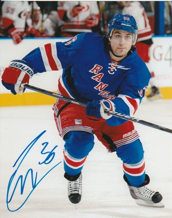 MATS ZUCCARELLO SIGNED NEW YORK NY RANGERS 8x10 Photo Poster painting! Autograph