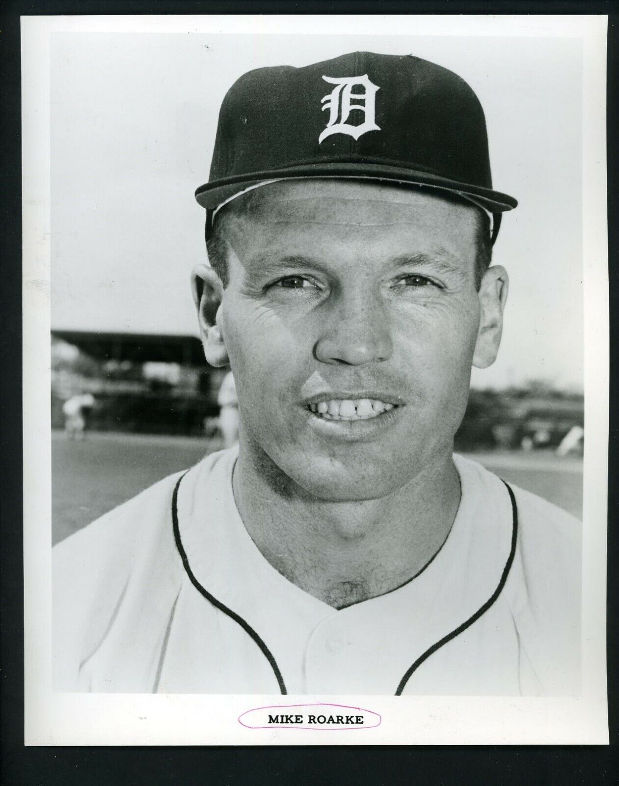 Mike Roarke Detroit Tigers 1963 Press Original Photo Poster painting