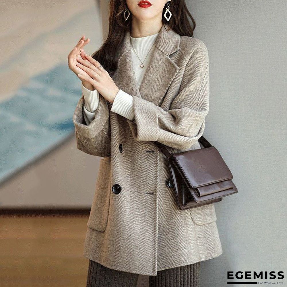 Autumn and Winter Fashion Leisure Thin and Versatile Wool Coat | EGEMISS