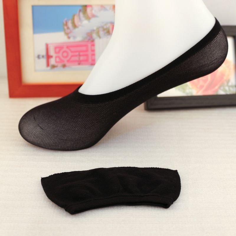 Sock Slippers Women Summer Breathable Invisible Transparent Deodorant High Elasticity Womens Socks Solid Simple All-match Trendy