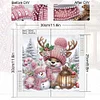 (US Local)4pack Xmas Animal-Crystal Rhinestone Diamond Painting(30x30cm)