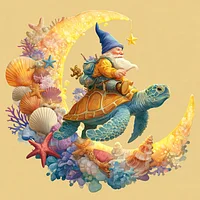 Moonlit Gnome - Diamond Painting