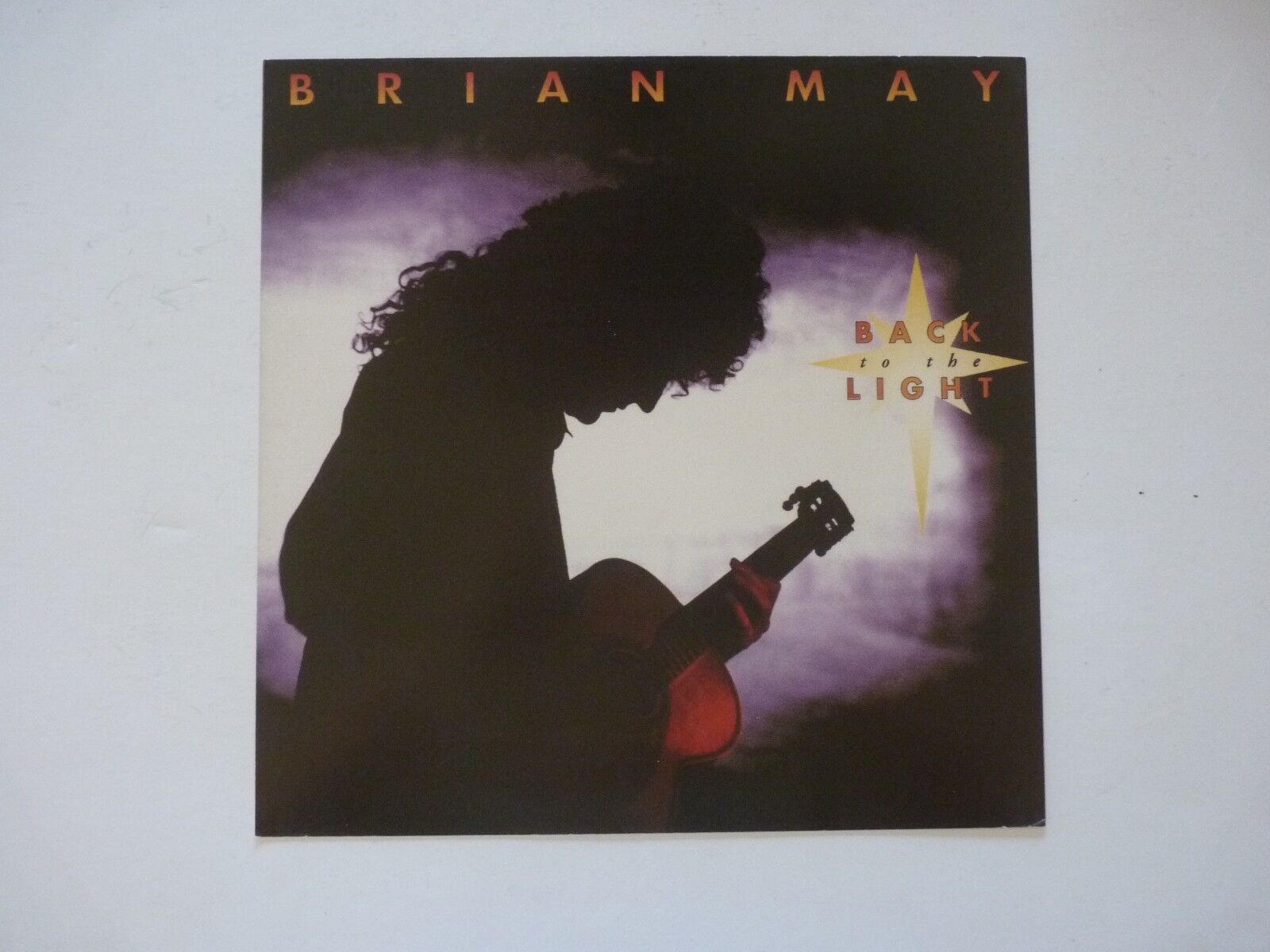 Brian May Back to the Light LP Record Photo Poster painting Flat 12x12 Poster