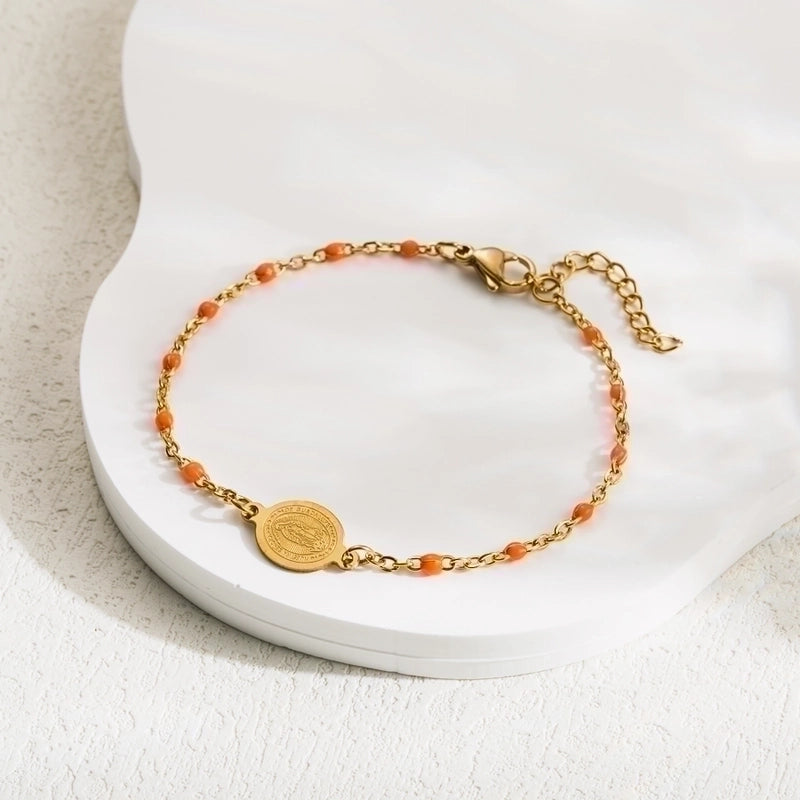 3 Pieces Ethnic Style Virgin Mary 304 Stainless Steel Stainless Steel Bracelets In Bulk