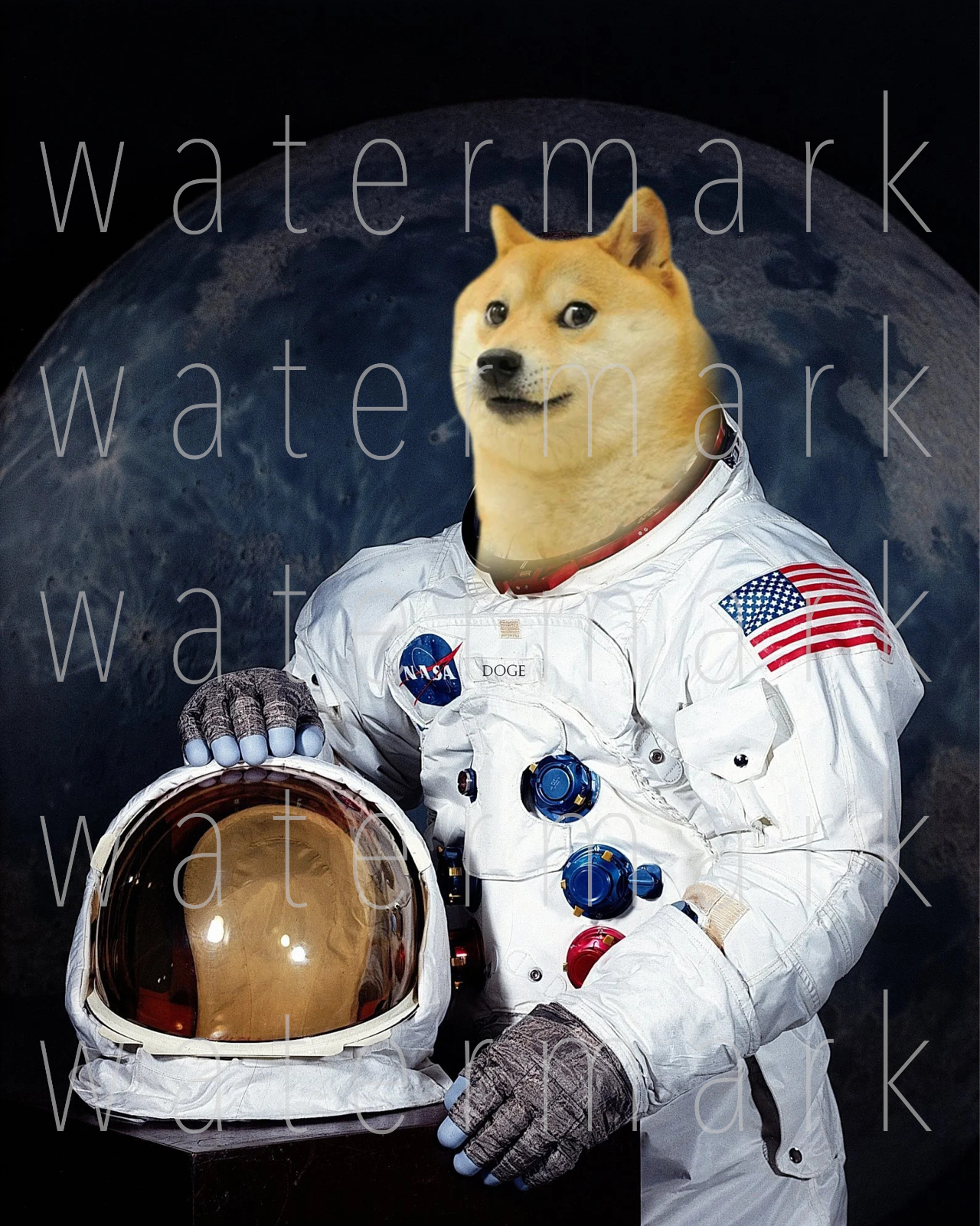 DOGE Dogecoin Meme Coin 8X10 print Photo Poster painting Photo Poster paintinggraph picture poster wall art RP