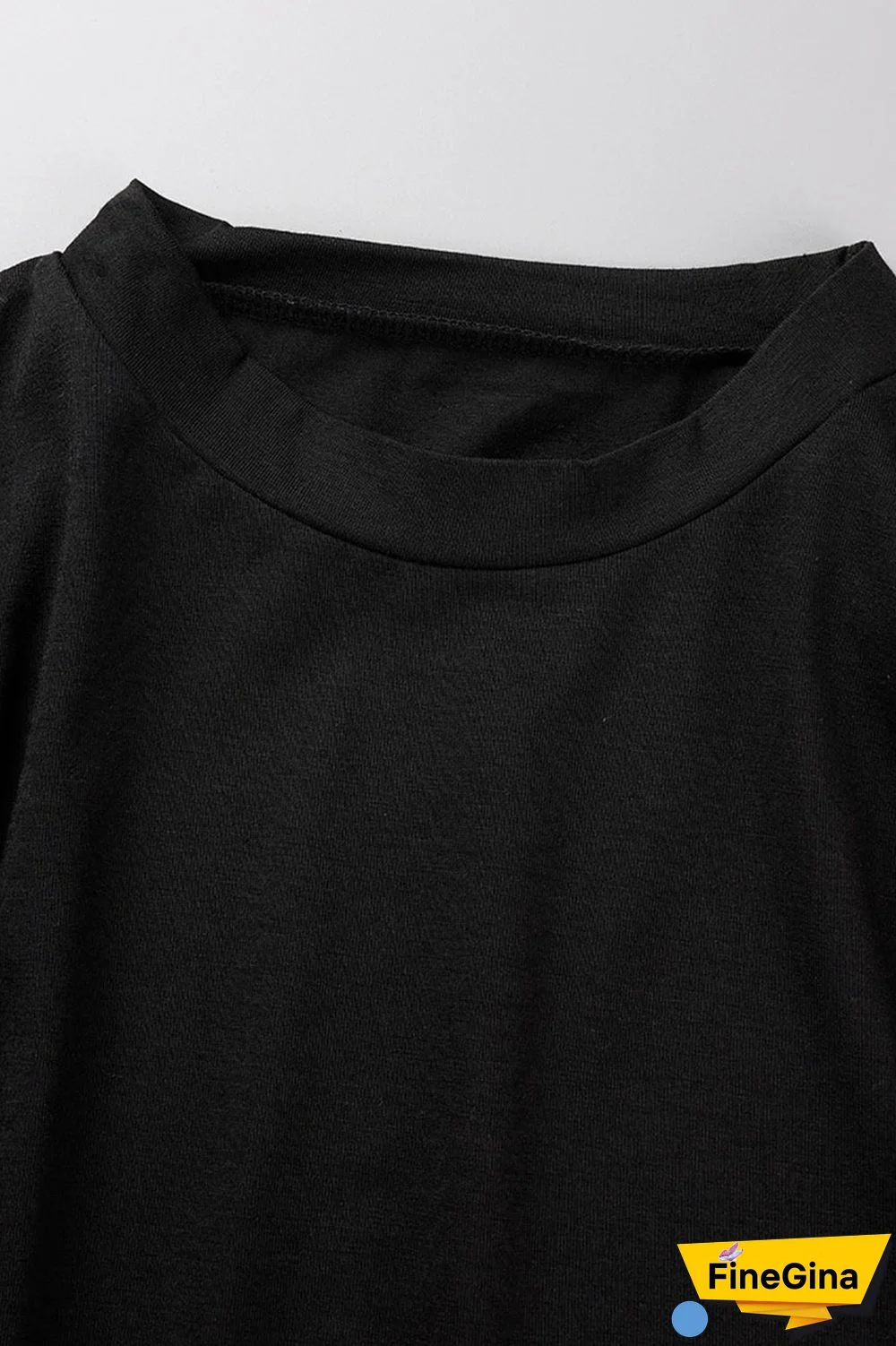 Yellow Casual Solid Basic O Neck Long Sleeve Two Pieces