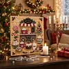 (20x20cm)Candy Cart DIY Pearl Painting Art With Inner Wooden Framed Kit