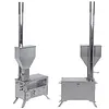 [US Local Warehouse] Hot Tent Stove with Chimney Pipe Portable Camp Stove with Oven Burning Fireplace for Outdoor Heating & Cooking Ice Fishing Hunting (Conventional)