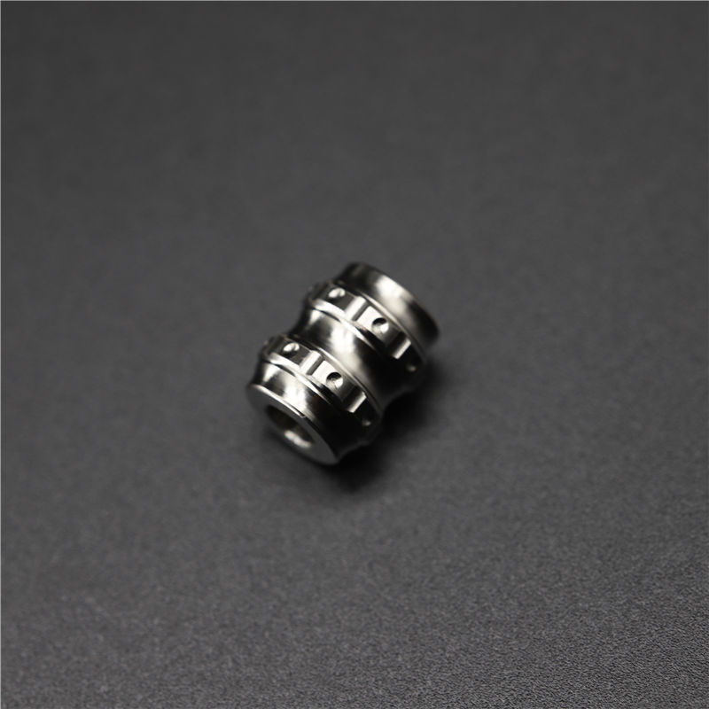 Titanium knife lanyard bead