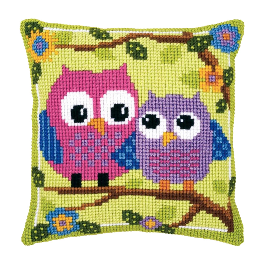 

Owl - 11CT Stamped Cross Stitch Pillowcase - 40*40CM, 501 Original