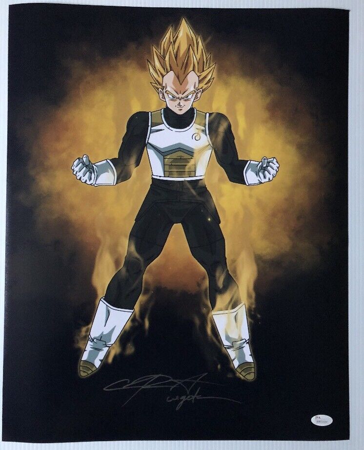 Chris Sabat Signed Autographed 16x20 Photo Poster painting Dragon Ball Z Vegeta JSA COA 13