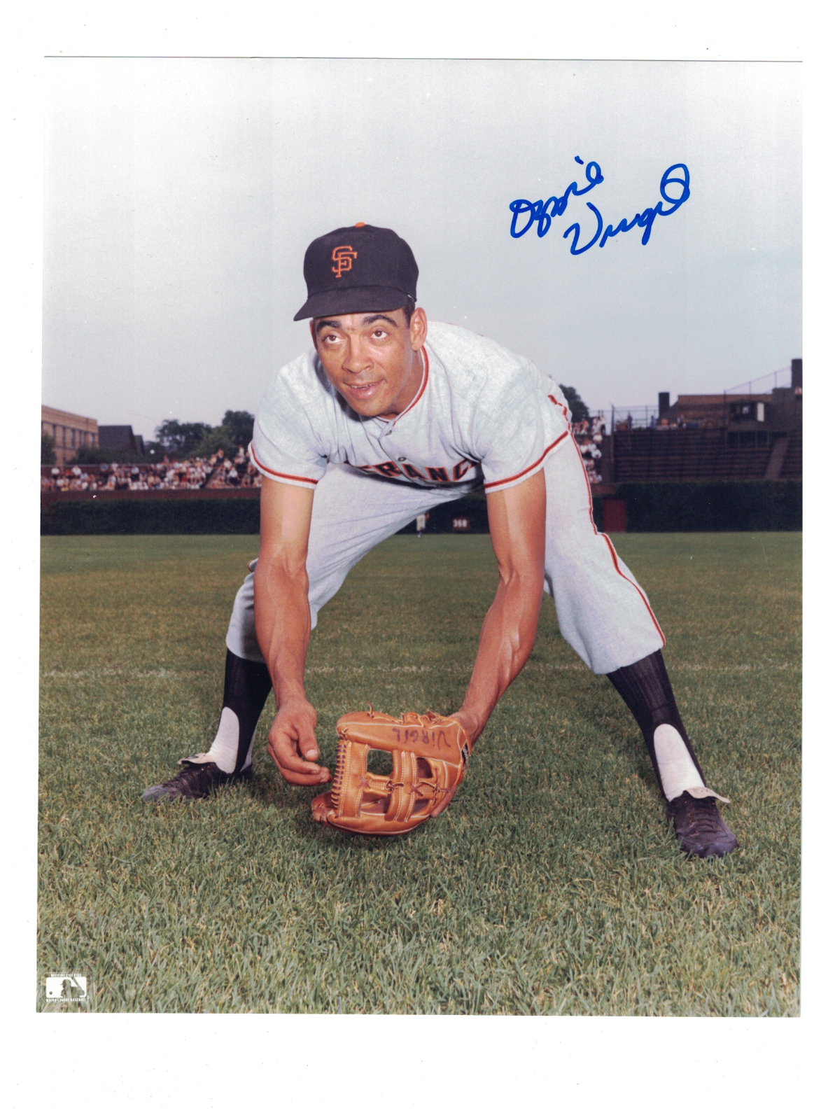 Ozzie Virgil San Francisco Giants Signed 8x10 Photo Poster painting W/Our COA RH2