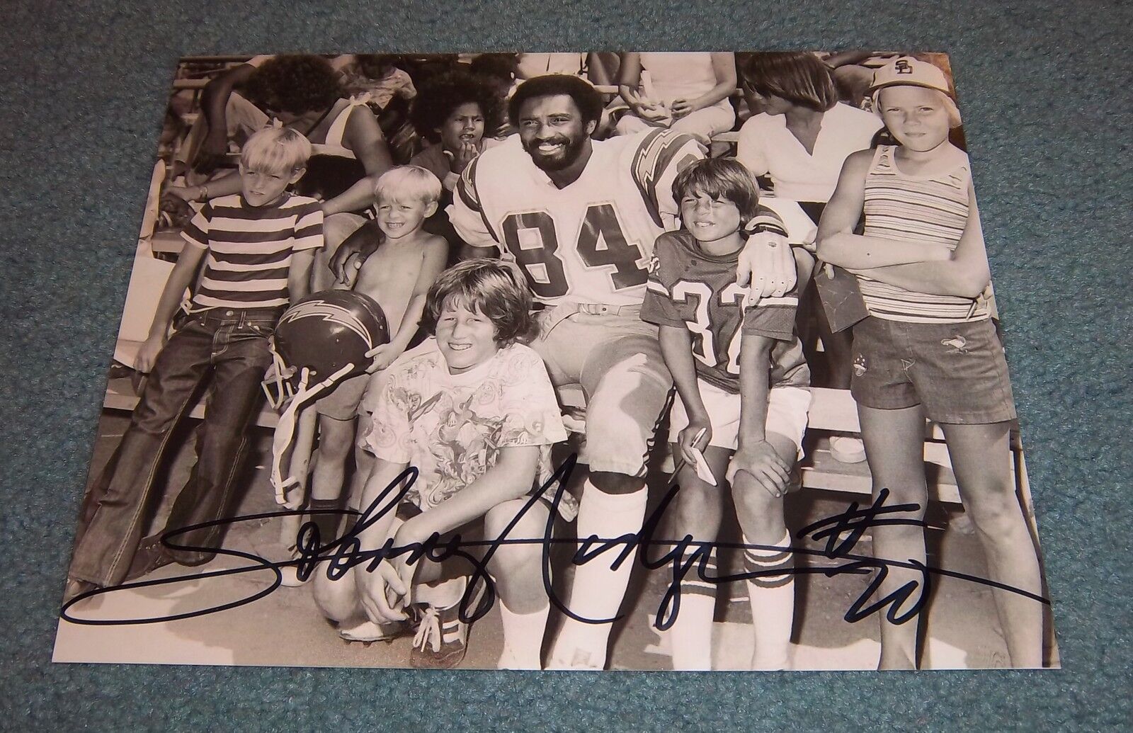 San Diego Chargers Johnny Rodgers Signed Autographed Photo Poster painting Nebraska Heisman D