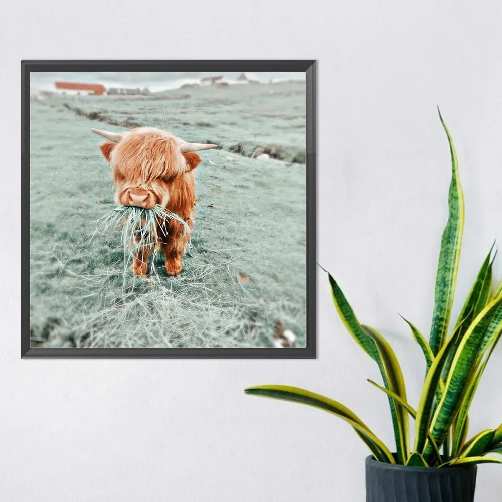 Full Round Diamond Painting 30*30cm - Calf