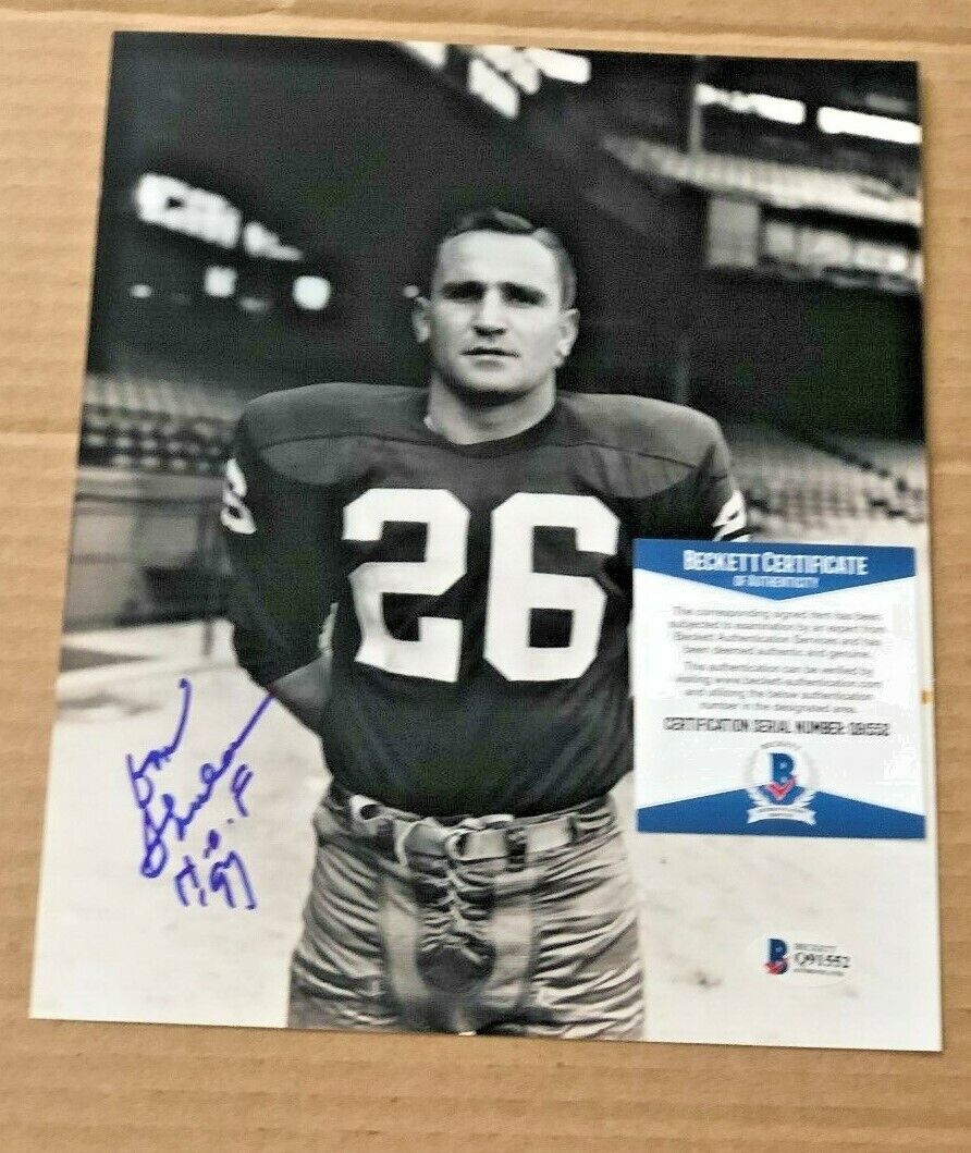 DON SHULA SIGNED 8X10 WASHINGTON REDSKINS Photo Poster painting BECKETT CERTIFIED