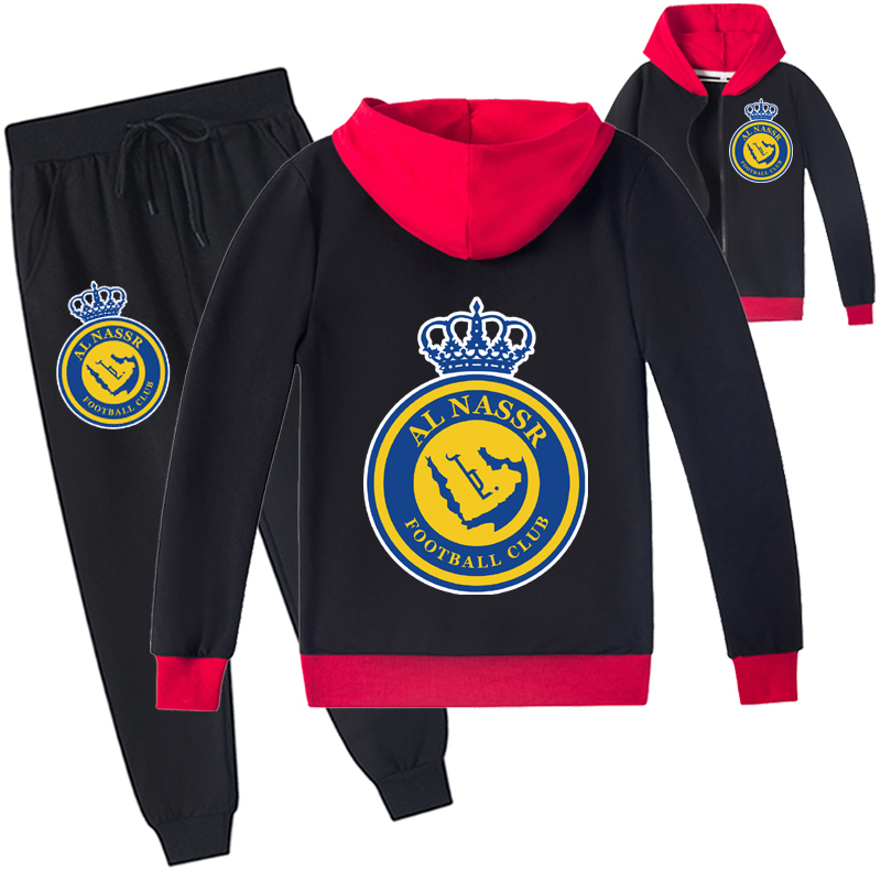 Mayoulove Messi Zip-Up Set for Boys  Girls - Soccer Fan Gear, Stylish, Comfortable  Perfect for Sports Activities-Mayoulove